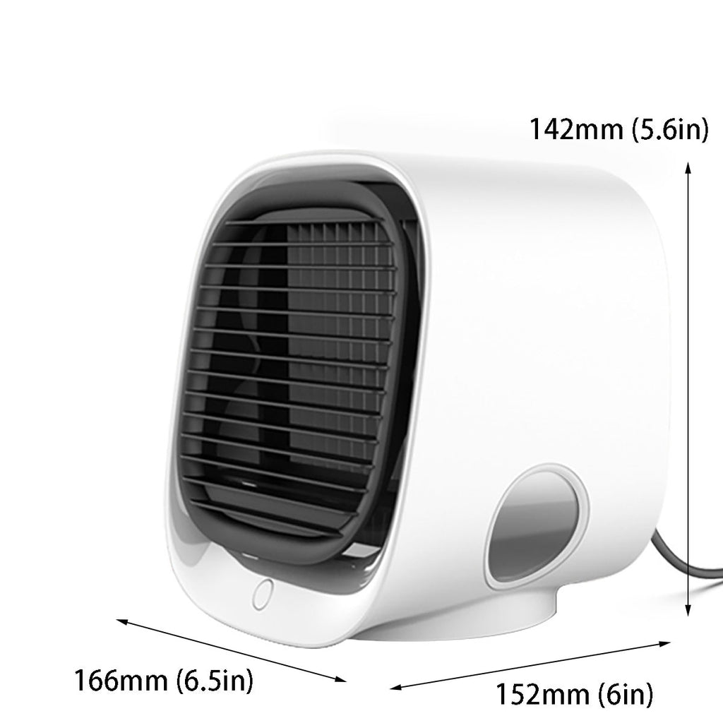 3-in-1 USB Desktop Cooler — Fan, Humidifier & Purifier