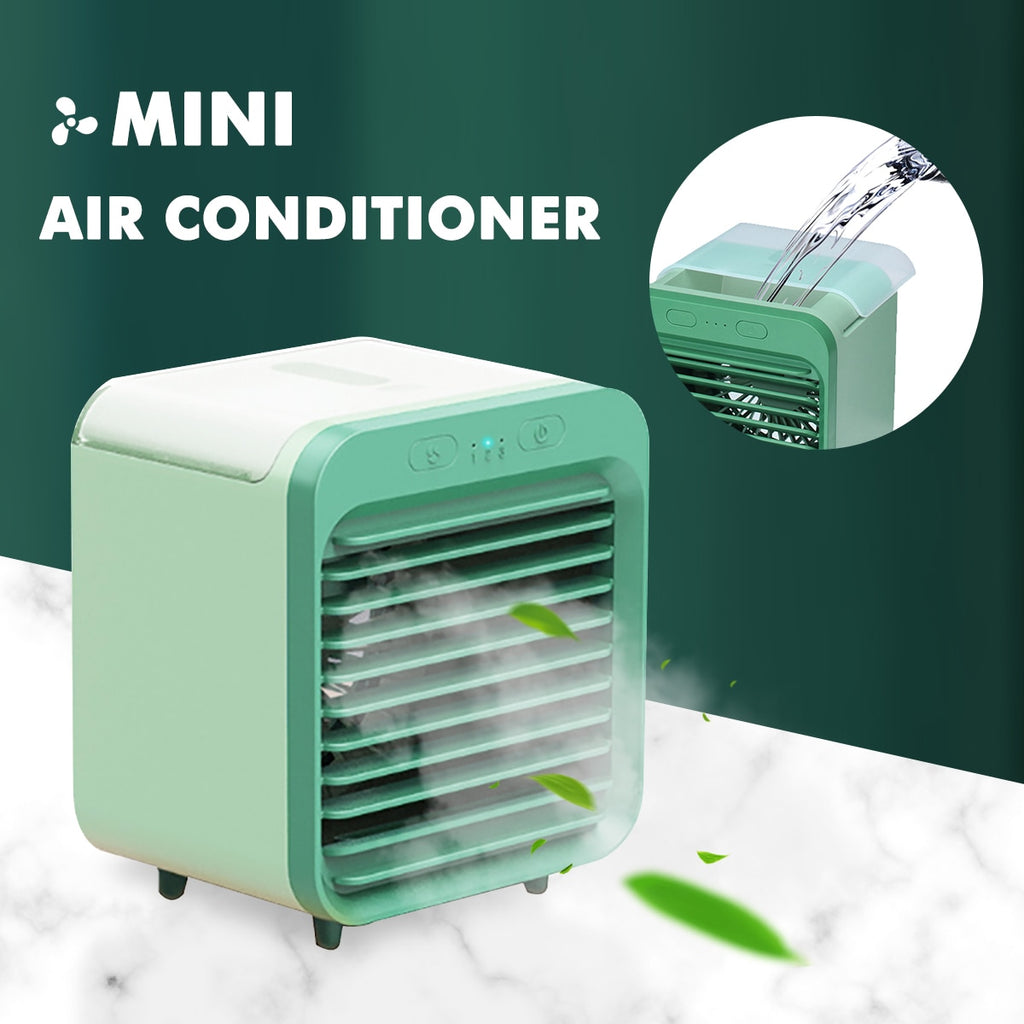 3-in-1 USB Desktop Cooler — Fan, Humidifier & Purifier