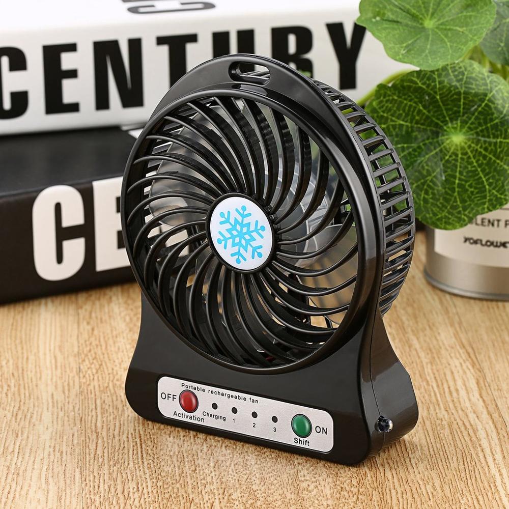 Mini Desktop Cooler with LED Lights