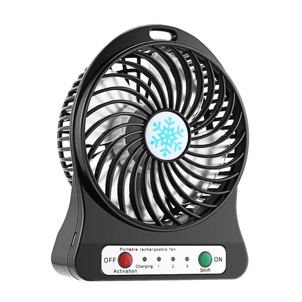Mini Desktop Cooler with LED Lights