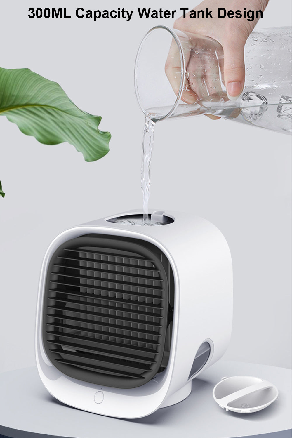 3-in-1 USB Desktop Cooler — Fan, Humidifier & Purifier