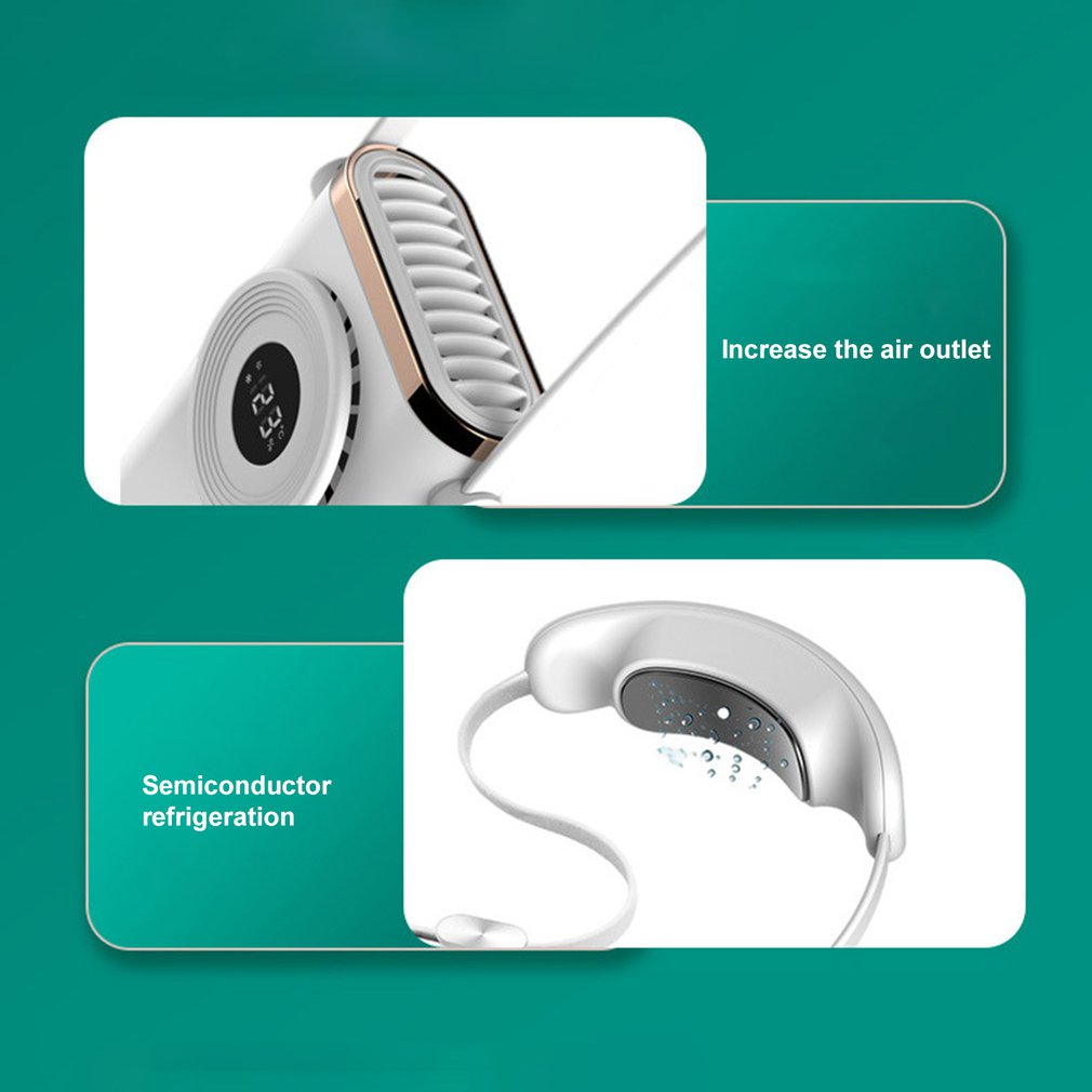 Hands-Free Semiconductor Neck Cooler