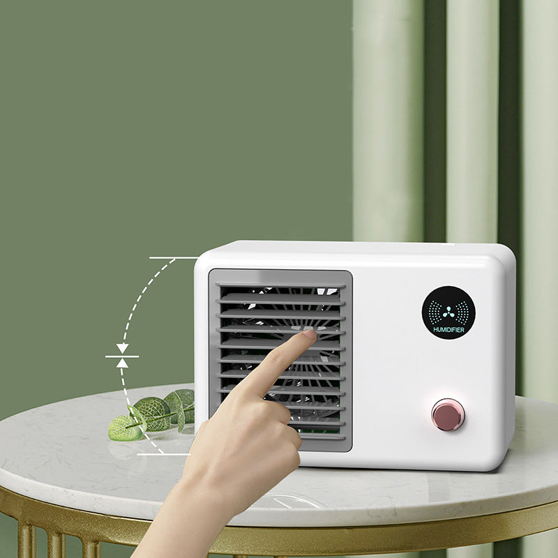 Mini Desktop Cooler with LED Lights