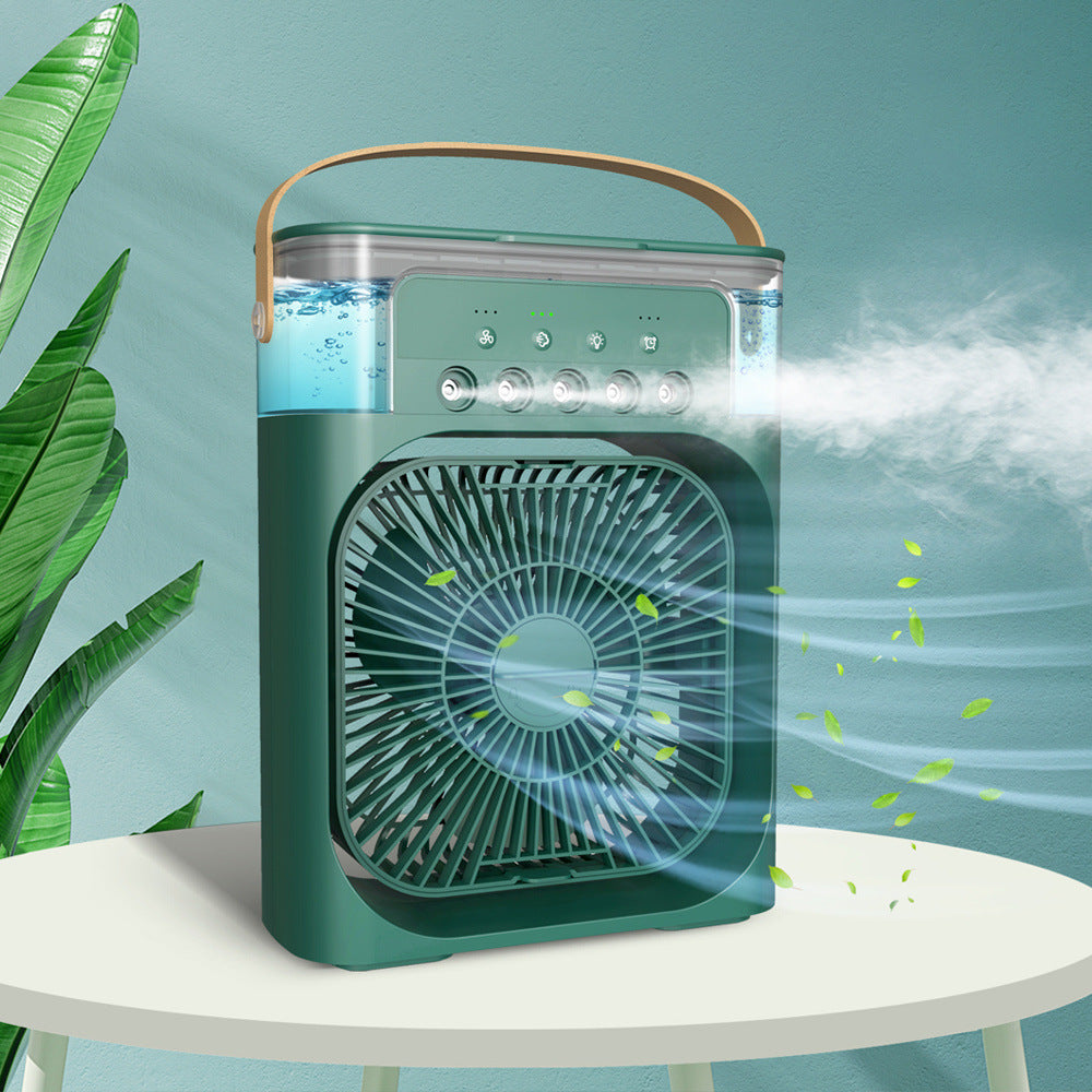 3-in-1 USB Desktop Cooler — Fan, Humidifier & Purifier
