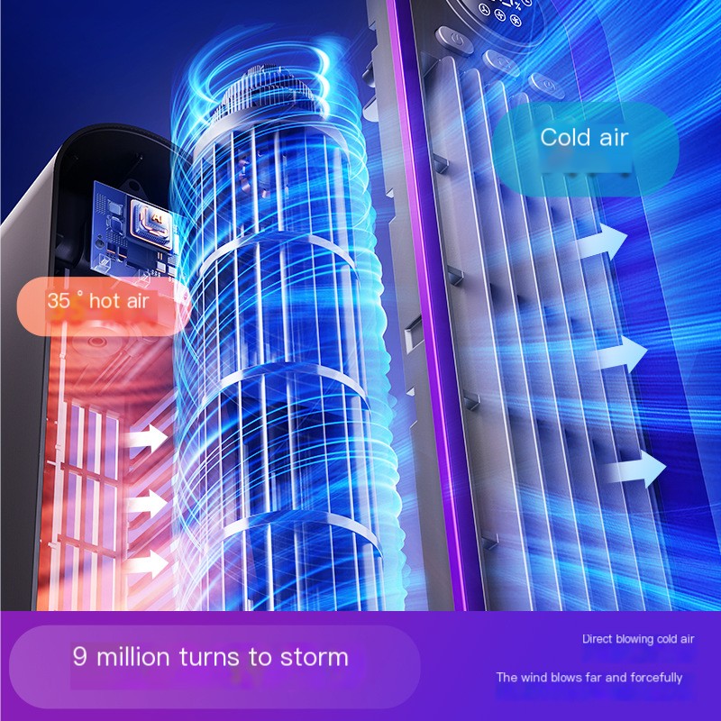 2024 Smart Tower Fan with Timer and Wireless Design