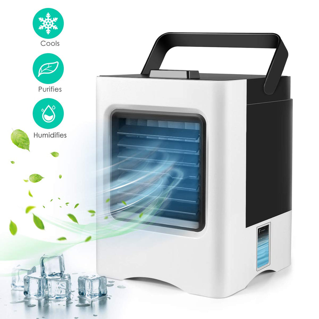 3-in-1 USB Desktop Cooler — Fan, Humidifier & Purifier