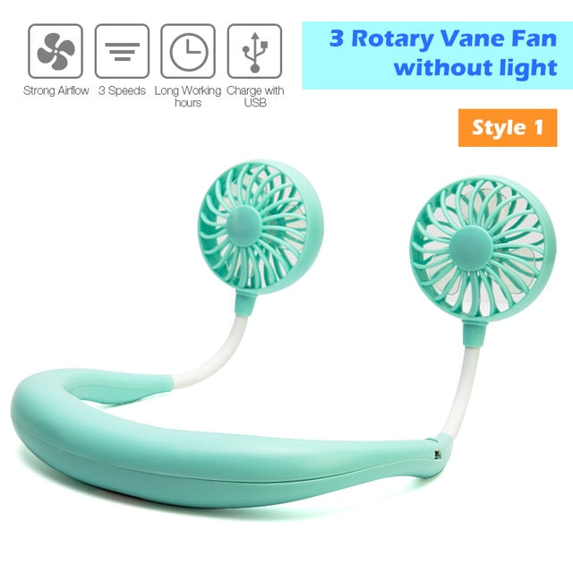 Lightweight Neckband Fan