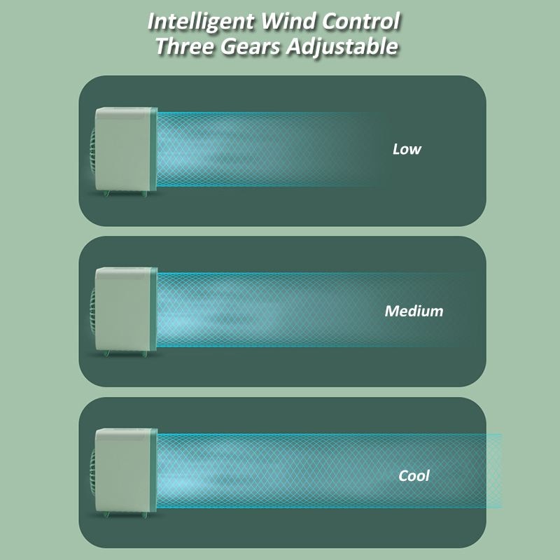 3-in-1 USB Desktop Cooler — Fan, Humidifier & Purifier