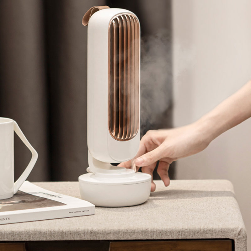 3-in-1 USB Desktop Cooler — Fan, Humidifier & Purifier