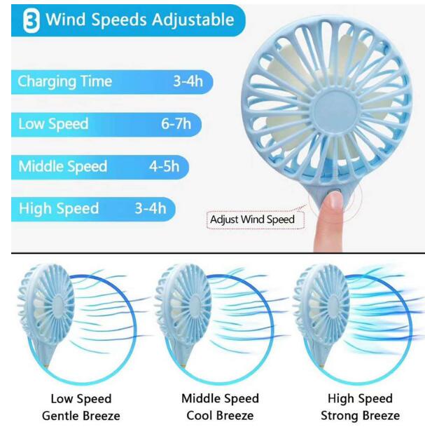 Adjustable Neck Fan — 3 Speeds