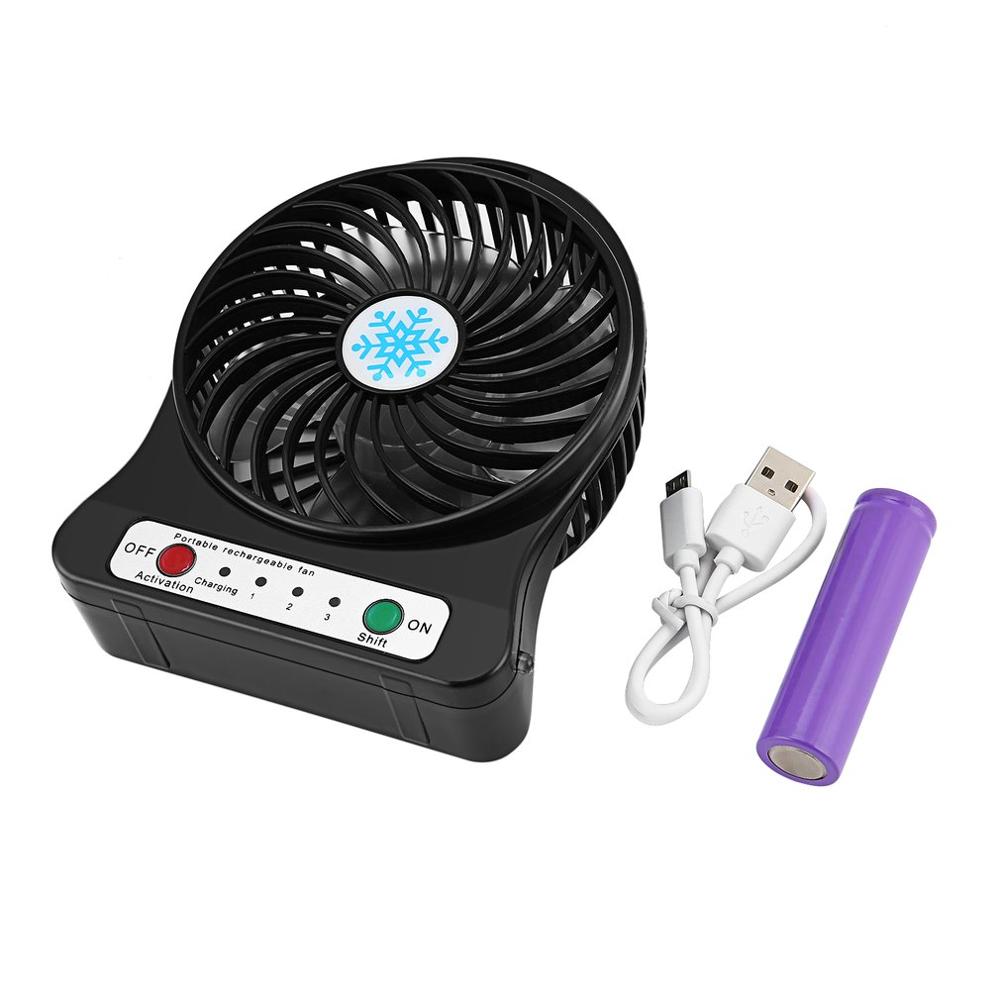 Mini Desktop Cooler with LED Lights