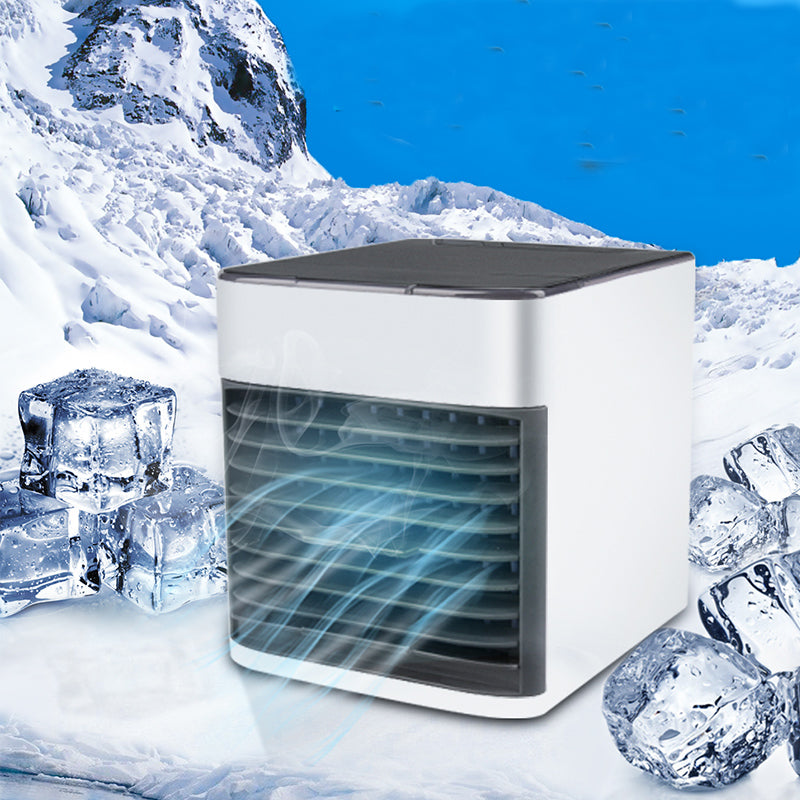 Mini Desktop Cooler with LED Lights