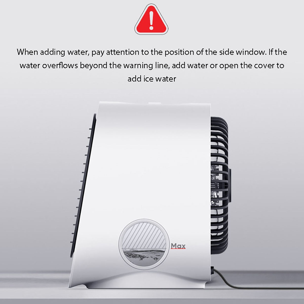 3-in-1 USB Desktop Cooler — Fan, Humidifier & Purifier