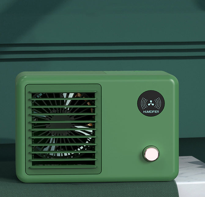 Mini Desktop Cooler with LED Lights