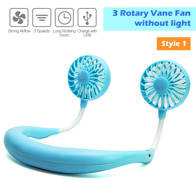 Lightweight Neckband Fan