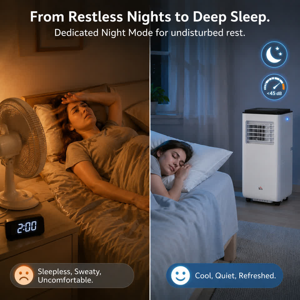 Klimo ArcticWave Portable AC — 7000 BTU True Air Conditioner