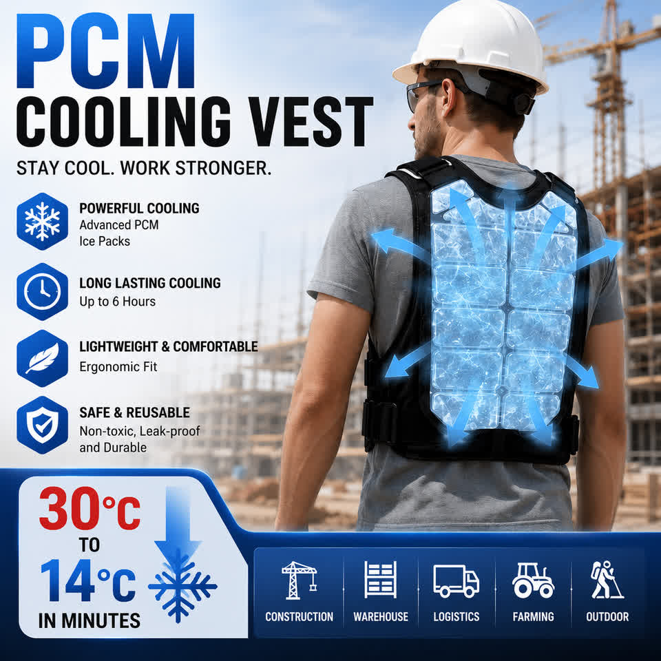Klimo FlexWear Cooling Vest — Active PCM Phase Change Technology