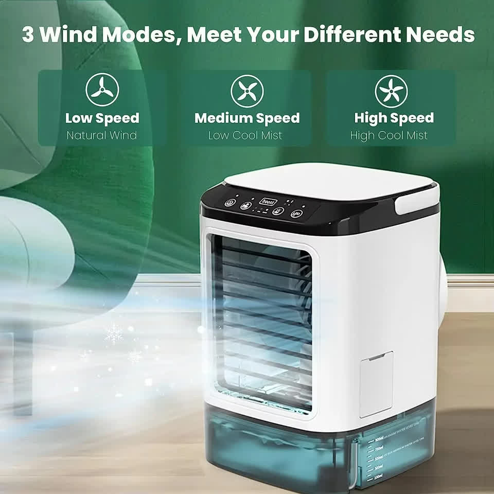 Klimo MistPro Desk Cooler — Ultrasonic Mist + LED Display