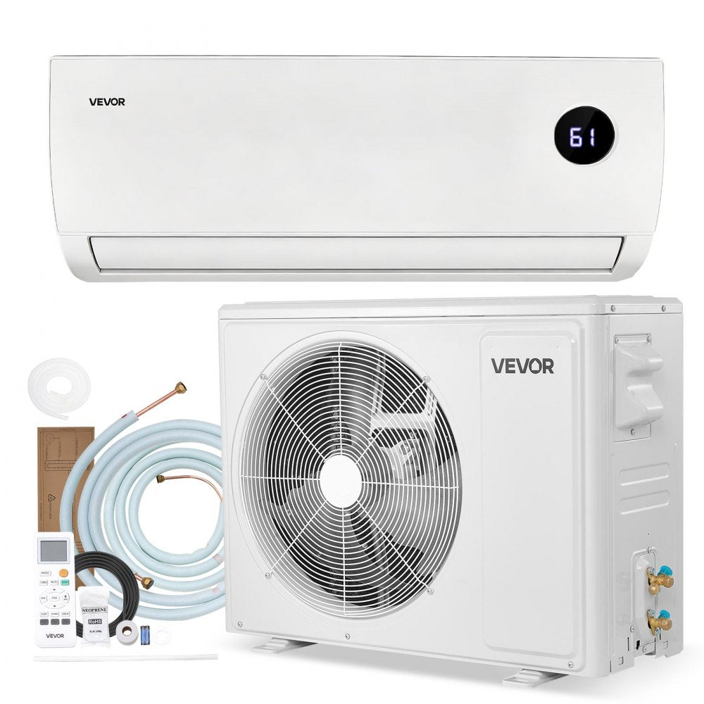 Klimo Mini Split AC — 3.5 kW Cool & 3.7 kW Heat, 230V, 19 SEER2